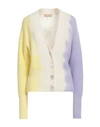 120% Lino Woman Cardigan Ivory Size Xs Cashmere, Mohair Wool, Wool, Polyamide In White