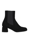 Bruglia Woman Ankle Boots Black Size 10 Soft Leather In Black