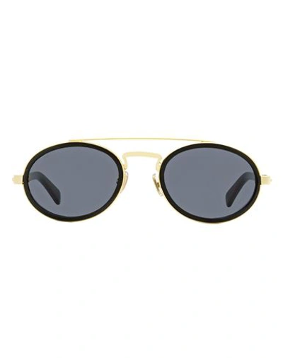 Jimmy Choo Oval Tonie/s Sunglasses Woman Sunglasses Black Size 51 Metal, Plastic