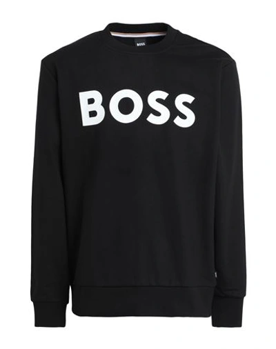 Hugo Boss Boss Man Sweatshirt Black Size Xl Cotton In Black 001