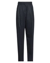 Emporio Armani Woman Pants Midnight Blue Size 6 Virgin Wool, Cashmere, Elastane