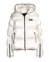 Duvetica Woman Down Jacket Ivory Size 10 Polyamide In White