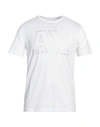 Armani Exchange Man T-shirt White Size Xxl Cotton