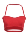 Vicolo Woman Top Tomato Red Size Onesize Viscose, Polyester