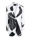 Emporio Armani Woman Blazer White Size 8 Polyester, Silk, Polyamide In White