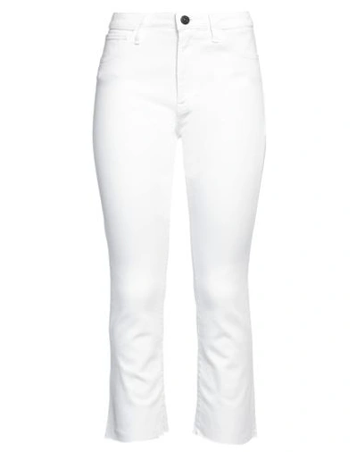 3x1 Woman Jeans White Size 29 Cotton, Polyester, Elastane