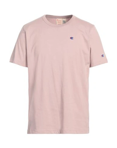 Champion Man T-shirt Pastel Pink Size Xl Cotton