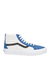 Vans Vault Man Sneakers Blue Size 12 Soft Leather In Blue