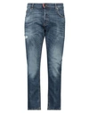 Gaelle Paris Gaëlle Paris Man Denim Pants Blue Size 32 Cotton, Elastane In Blue