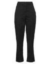 Aspesi Woman Pants Black Size 4 Cotton, Elastane