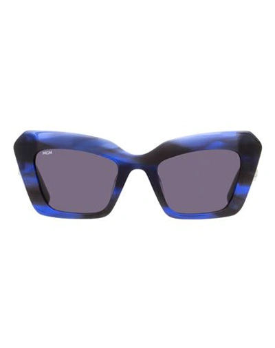 Mcm 731slb Bicolor Cat Eye Sunglasses In Blue