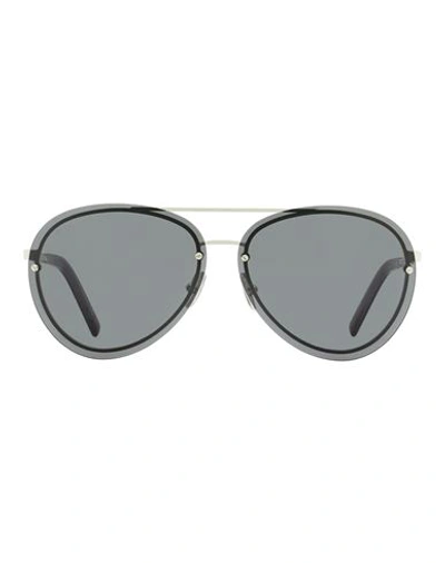 Tod's Aviator To0248 Sunglasses Woman Sunglasses Grey Size 63 Metal, Plastic