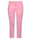 Marella Woman Pants Pink Size 2 Cotton, Elastane