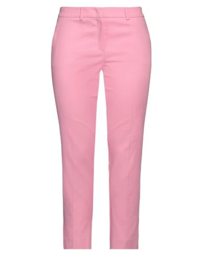 Marella Woman Pants Pink Size 2 Cotton, Elastane