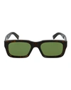 Retrosuperfuture Augusto Sunglasses Green Size 53 Acetate