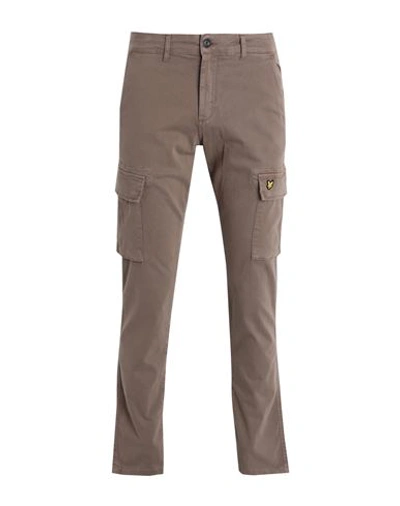 Lyle & Scott Man Pants Khaki Size 33 Cotton, Elastane In Beige