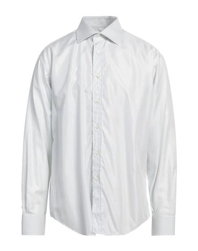Ingram Man Shirt Light Grey Size 17 ½ Cotton, Viscose