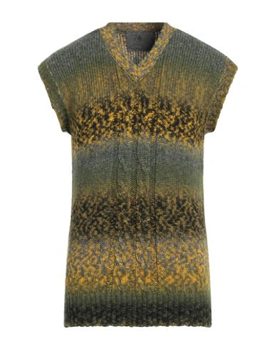 Messagerie Man Sweater Military Green Size 42 Acrylic, Wool, Polyamide, Alpaca Wool