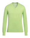 Gran Sasso Man Sweater Light Green Size 38 Cotton