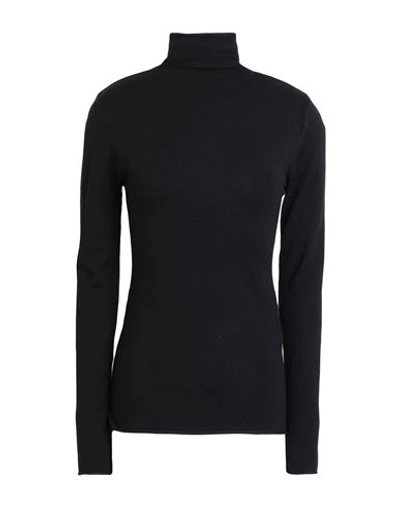Max & Co . Woman Turtleneck Black Size S Viscose, Polyester