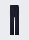 Ami Alexandre Mattiussi Ami Paris Straight-leg Tailored Trousers In Night Blue
