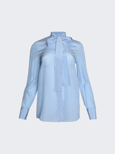 VALENTINO STRIPED SILK SHIRT