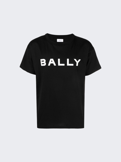 Bally Metallic Logo T-shirt In Black