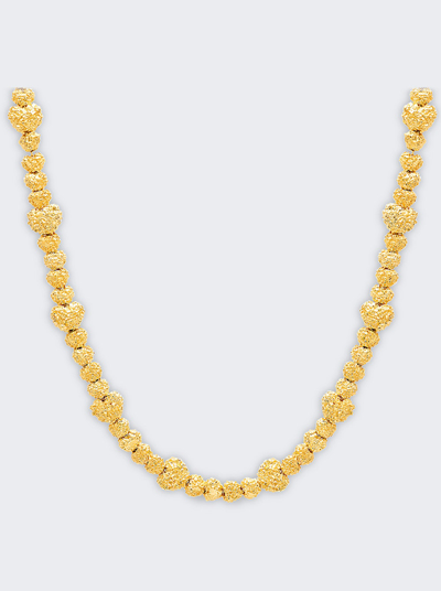 Veneda Carter Signature Heart Chain Necklace In Gold