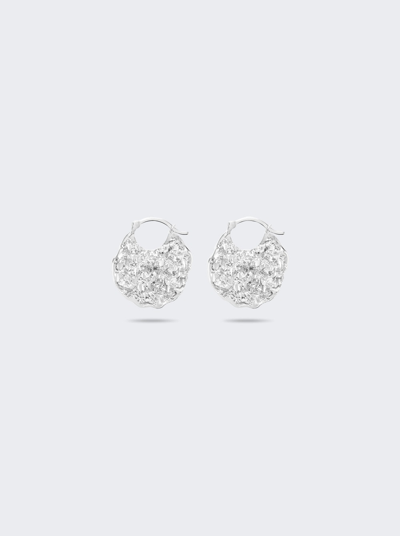 Veneda Carter Small Hoop Earrings In Silver