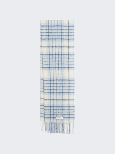 Jacquemus Jacq Lecharpe Carro Scarf In Light Blue