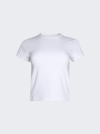 Re/done 90s Baby Tee In Optic White