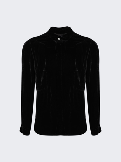 Rick Owens Fogpocket Outershirt In Black