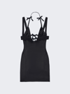 Jacquemus Black Le Chouchou 'la Robe Ciceri' Minidress In Black