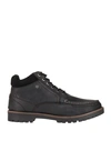 Jack & Jones Man Ankle Boots Steel Grey Size 9 Leather
