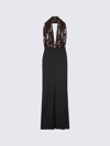 16arlington Sequin Vesper Midi Dress In Bitter Chocolate