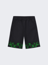 VEERT HEART EMBROIDERED SHORTS