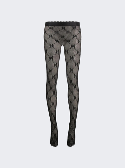 Gucci Interlocking G Tights In Black