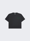 Veert Handwritten Embroidered T-shirt In Dark Grey