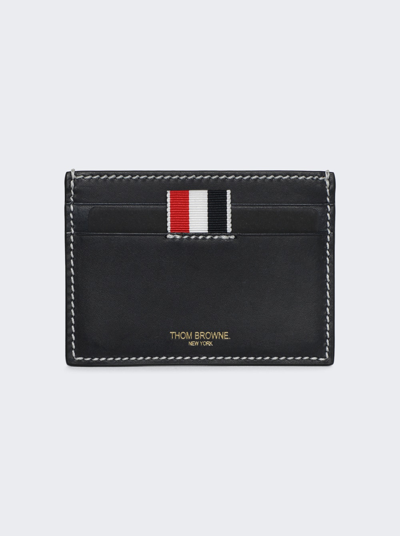 Thom Browne Small Card Holder In Navy