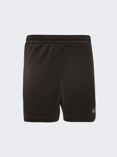 Adidas Originals X Wales Bonner Classic Twill Shorts In Dark Brown