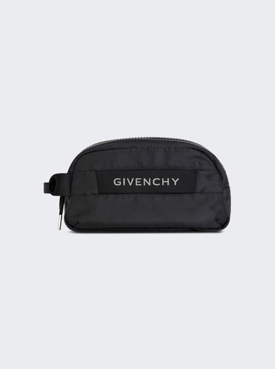 Givenchy G-trek Nylon Toilet Pouch In Black