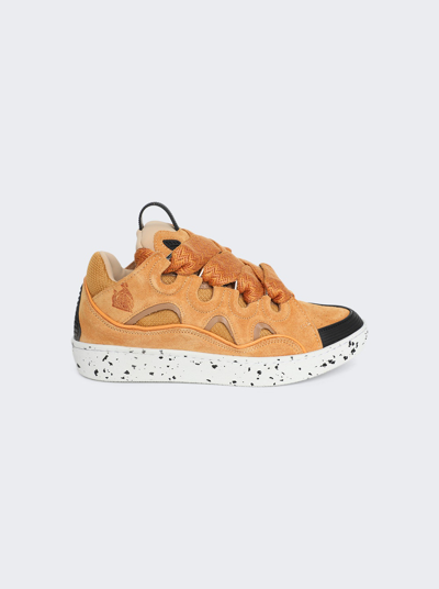 Lanvin Curb Sneakers In Yellow