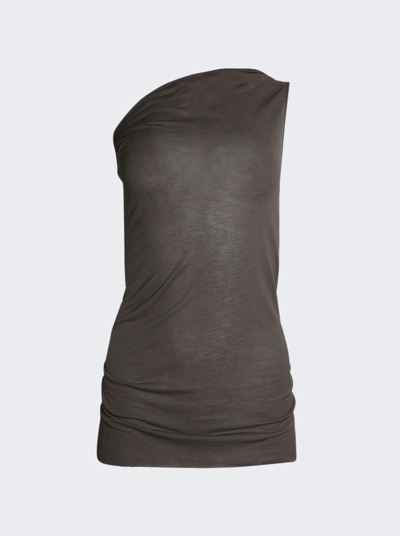 Rick Owens Athena T One-shoulder Top In Dust