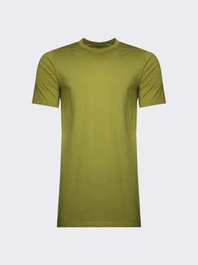 Rick Owens Level T-shirt In Yellow