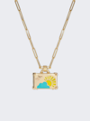 Nevernot Weekend Trip 14k Yellow Gold Necklace In Gold
