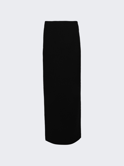 Monot High Waist Column Skirt In Black