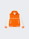 GIVENCHY WOOL AND LEATHER VARSITY JACKET