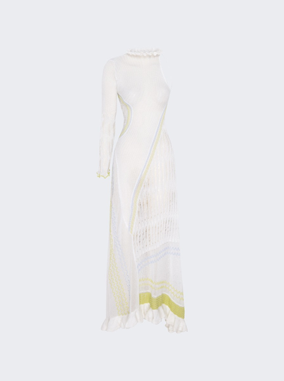 Roberta Einer Bianca Cotton Maxi Dress In White