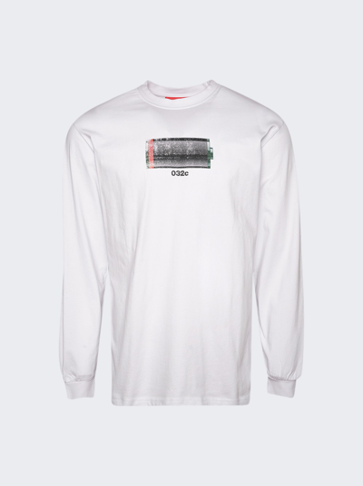 032c White Low Long Sleeve T-shirt