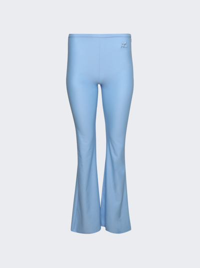 Courrèges Tech Jersey Pant In Sky Blue